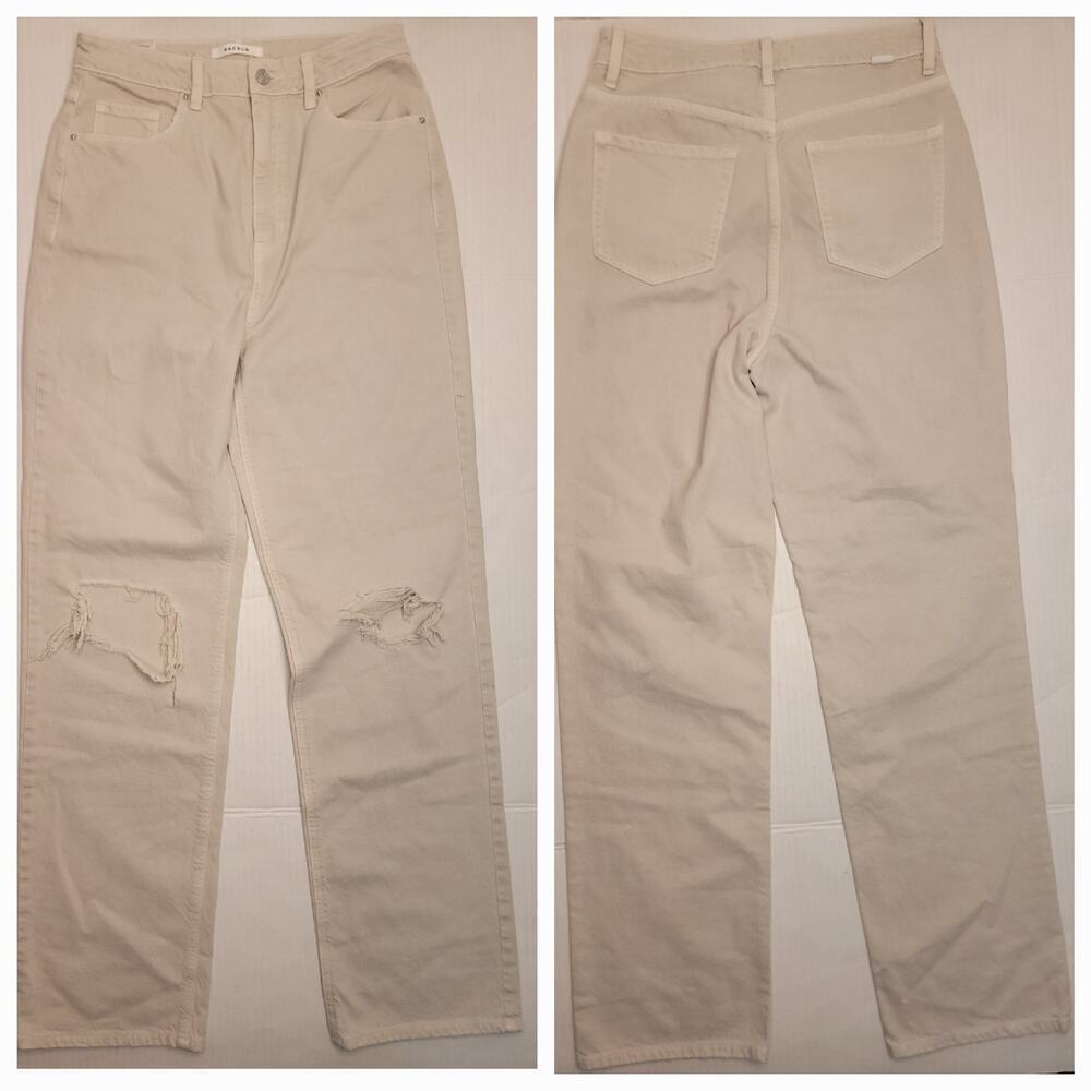Pacsun Jeans Sz 29 Womens 90's Boyfriend Straight Distressed High Rise Tan